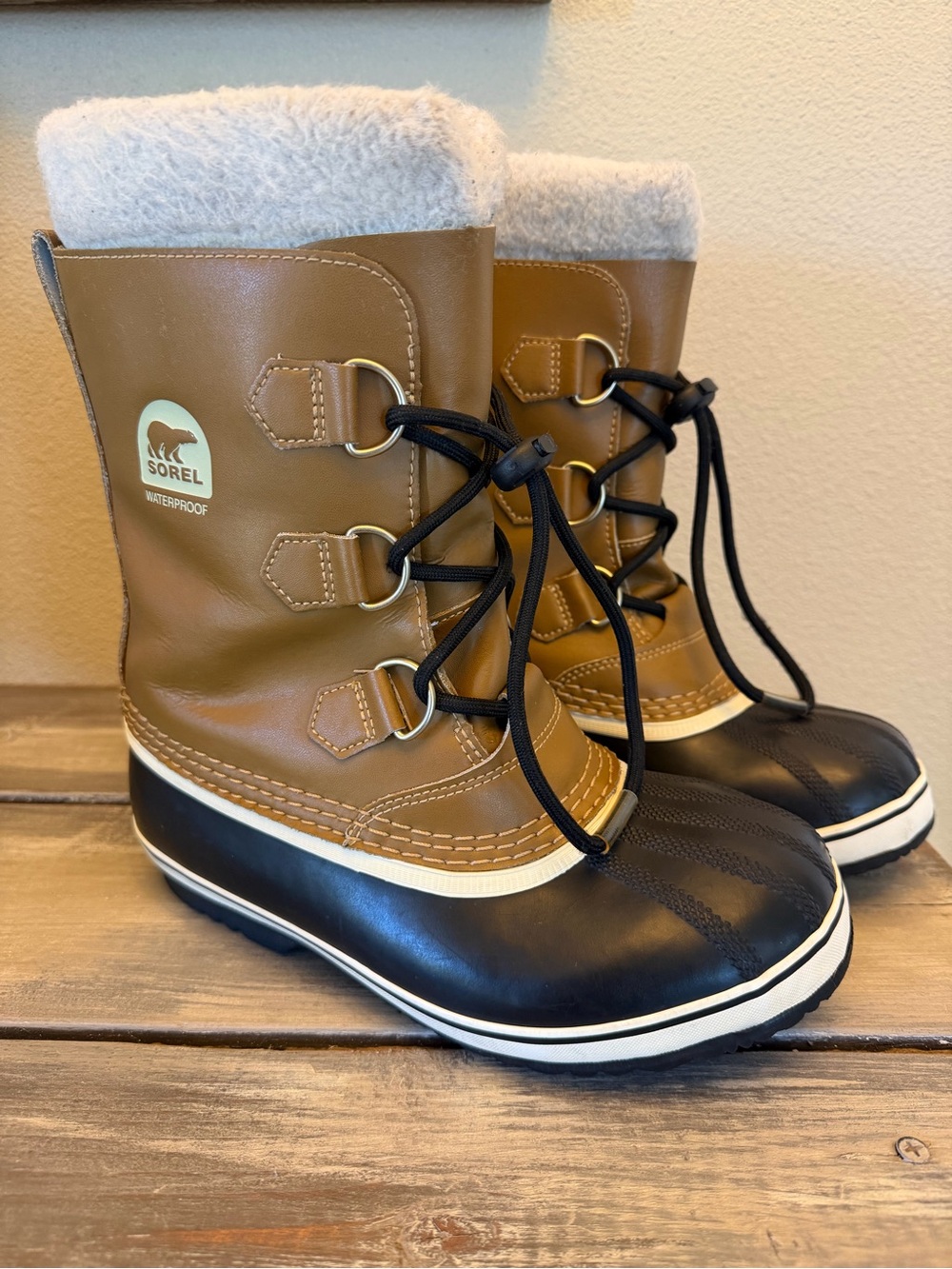 Sorel Big Kids Yoot PAC TP Waterproof/Insulated Winter Boots Sz 5 EUC